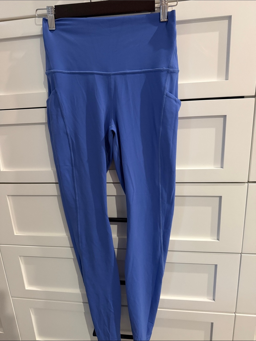 lululemon athletica Blue High-Rise Leggings with Side Pockets